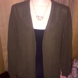 Cardigan Fringe Sweater